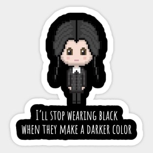 Wednesday Addams Sticker